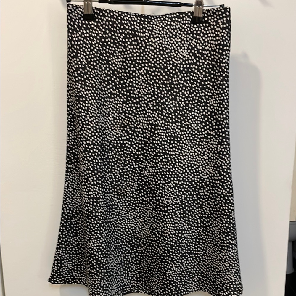 Black and White Polka Dot Women's Skirt